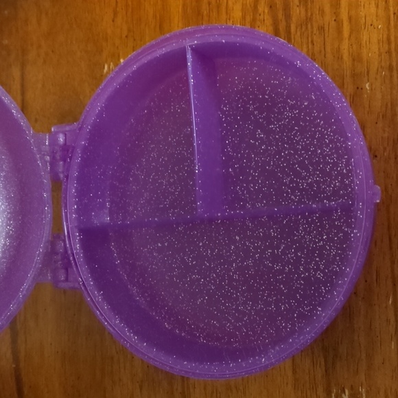 Mix&Match 3/$15 - Sparkly Purple Organization / Storage Box - Picture 3 of 7